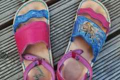 Dětské barefoot sandále